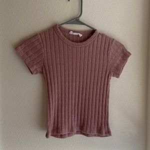 dusty pink all in favor shirt